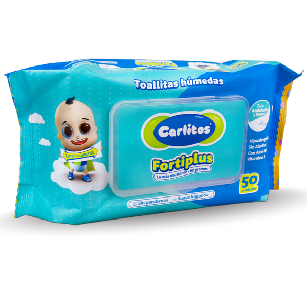 Toallitas húmedas Carlitos premium x50 unidades