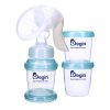 Extractor de leche manual Begin + 3 vasos de almacenamiento