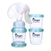 Extractor de leche manual Begin + 3 vasos de almacenamiento